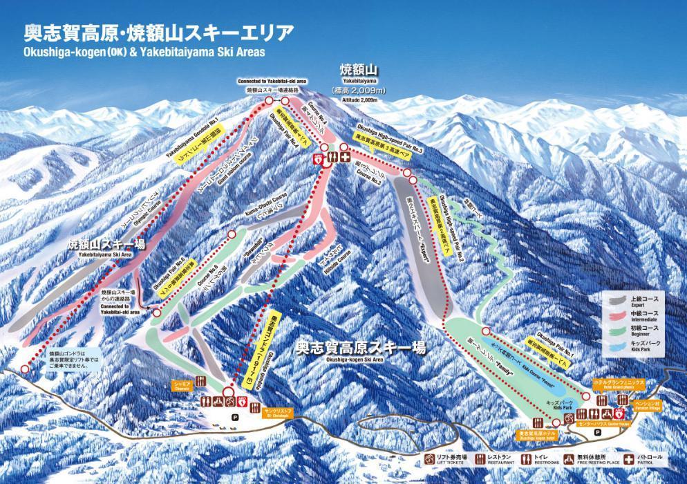 焼額山スキー場 リフト券 志賀高原 スノボー - スキー場